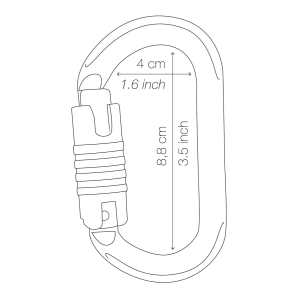 Conector OXAN Triact-Lock U Black TLN PETZL