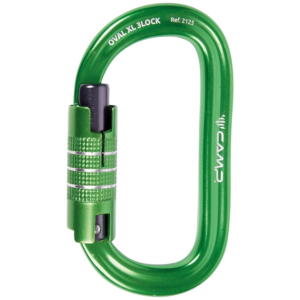 Conector Aluminio Oval XL 3Lock Green C.A.M.P.
