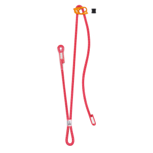 Dual Connect Adjust Lanyard Red PETZL