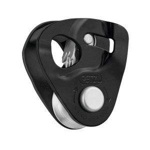 Polea Nano Traxion Capture Negro PETZL